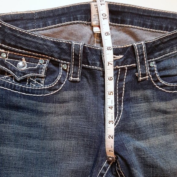 True Religion Dark Wash Bell Bottom Flare Leg Jeans SZ 31 - Picture 11 of 11